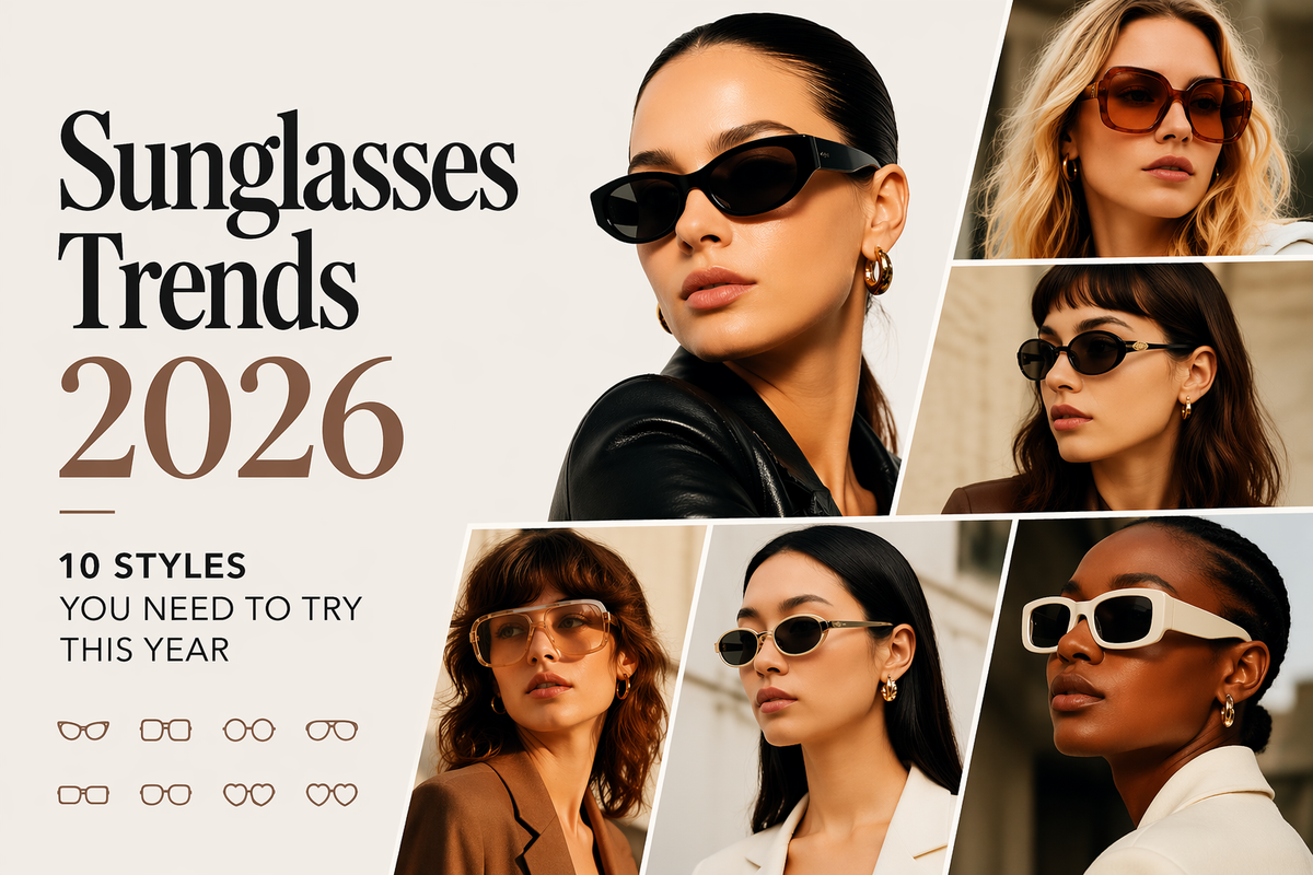 Sunglasses Trends 2026: 10 Styles You Need to Try This Year