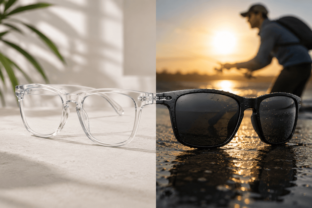 Clear vs. Tinted Sunglasses: Which One Should You Actually Buy? - VIBES