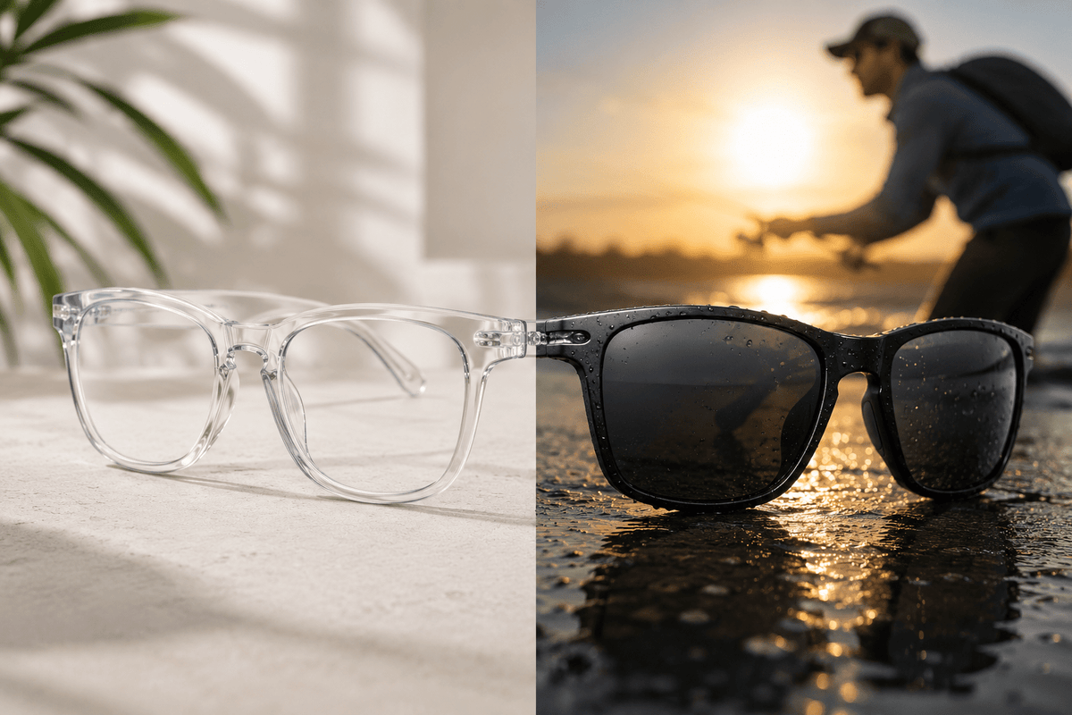 Clear vs. Tinted Sunglasses: Which One Should You Actually Buy? - VIBES