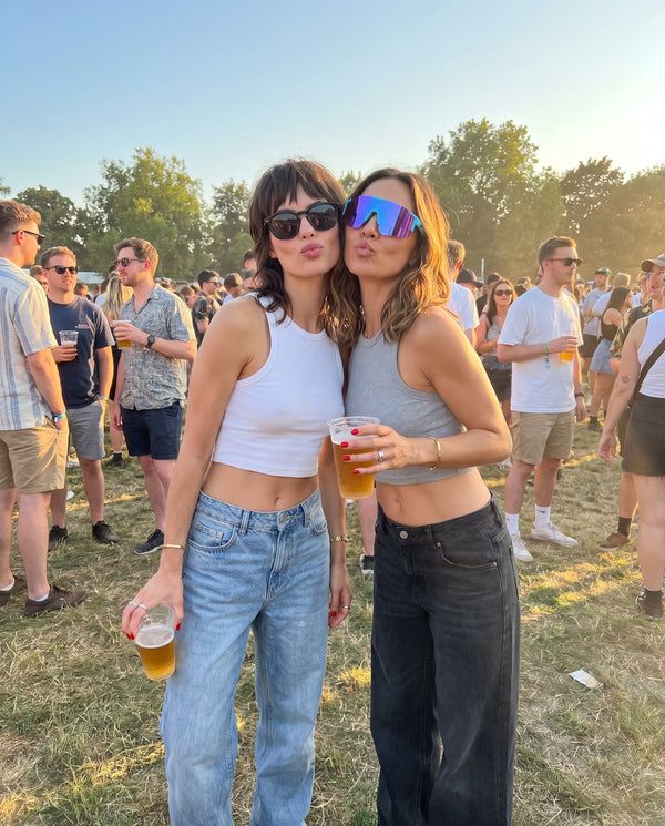 Loft sunglasses, seen on the move