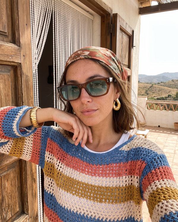 Riviera sunglasses, seen on the move