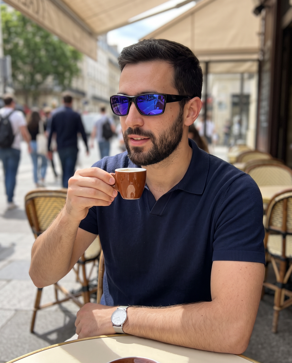 Specter sunglasses, seen on the move